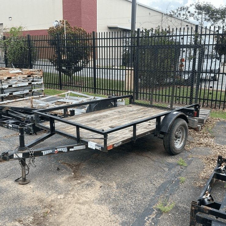 2023 Texas Bragg NF58LB2000 8 ft Single Axle Utility Trailer,