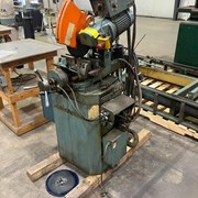 SCOTCHMAN MITER COLD SAW, TYPE CPO VS-350LT/PK/PD, S/N B1160705, 230V, 5 HP, FOOT PEDAL CONTROL, BLA