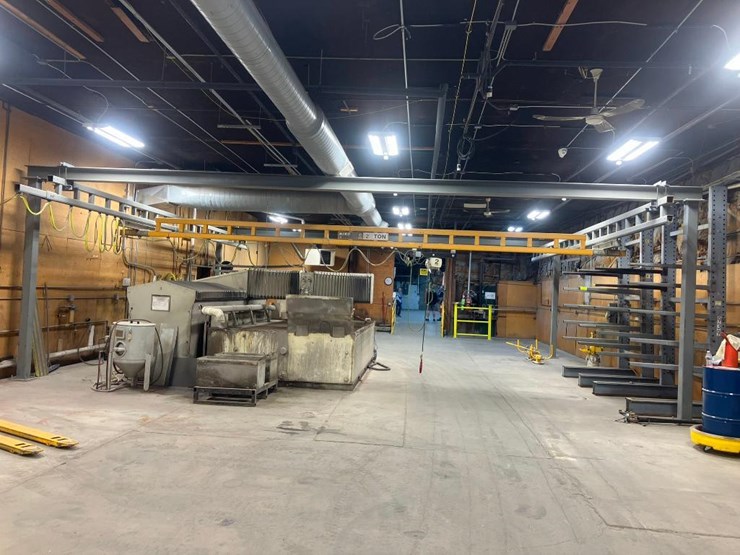 nikorail-2-ton-self-supporting-free-standing-crane-system,-34'x34'-frame,-7'-under-hook-height,-coff-image-4