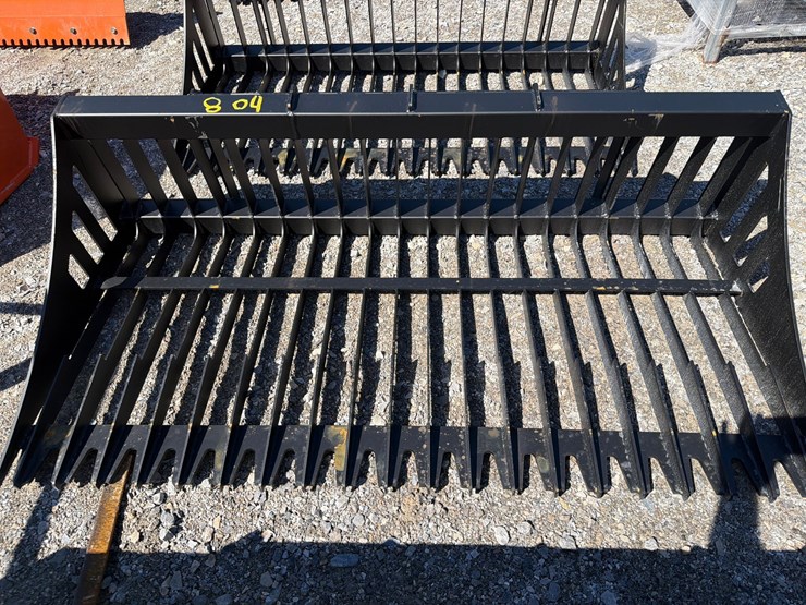 #804-•-72”-skid-steer-rock-bucket-image-1