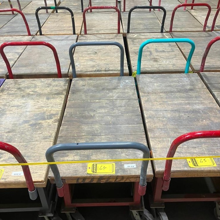 (4) HEAVY DUTY SHOP CARTS