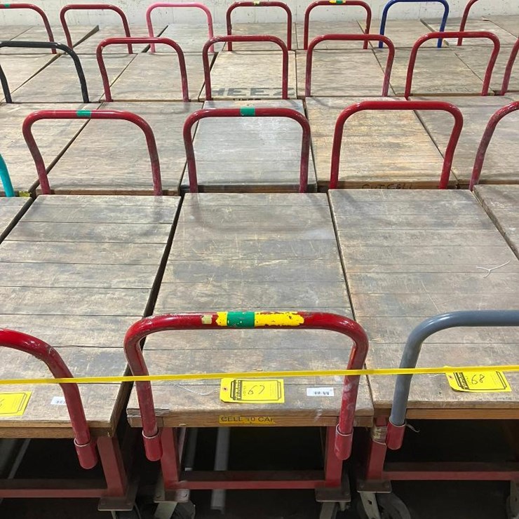 (4) HEAVY DUTY SHOP CARTS