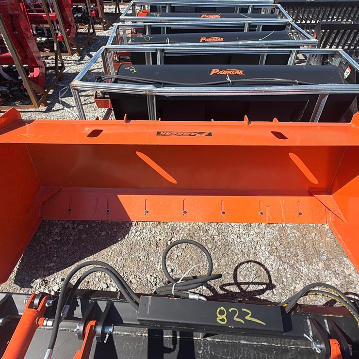 #823 • PABREAK 80” Skid Steer Snow Plow