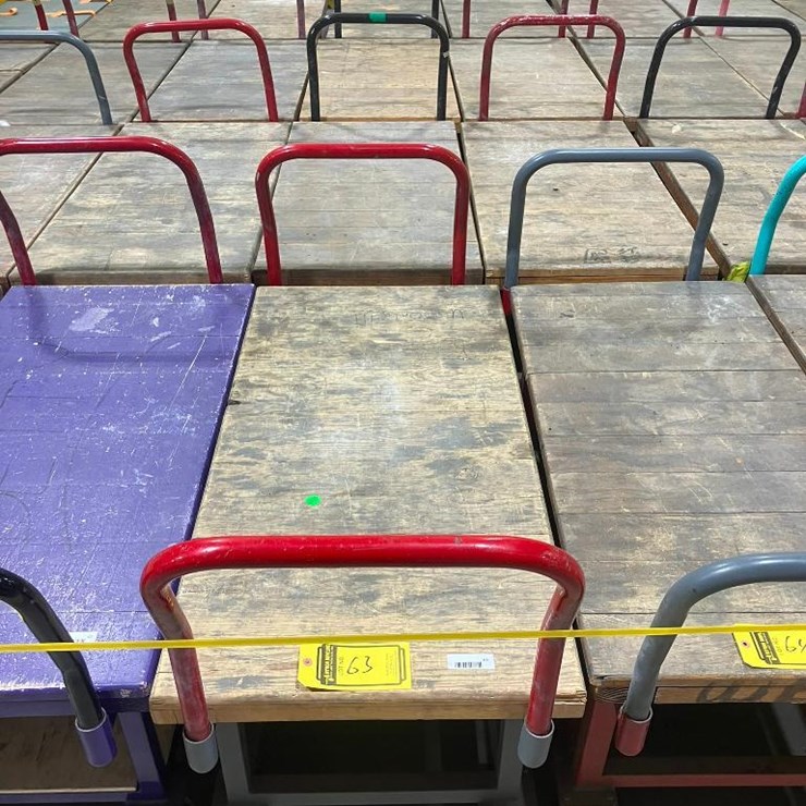 (4) HEAVY DUTY SHOP CARTS