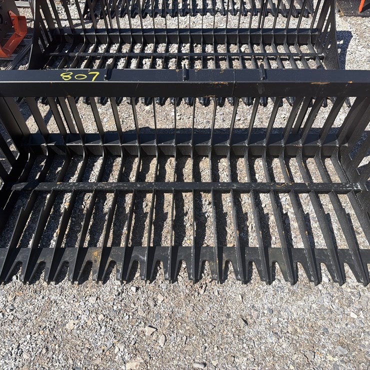 #807 • 63” Skid Steer Rock Bucket