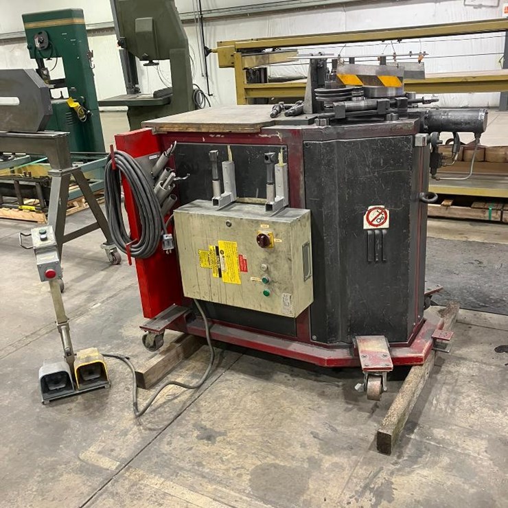 TAURING MODEL 314-10040 HORIZONTAL MATERIAL ANGLE BENDING ROLLER, 240V, 3-PHASE, S/N SE-6H1-DEM, FOO