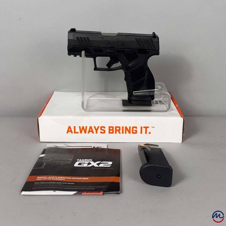 Taurus Armas/ Taurus GX2 9x19 Pistol SN# 1GD29978, 2 Total Mags, Manual, In Original Box