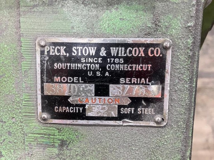 peck,-stow-&-wilcox-model-381d-manual-plate-bending-slip-roll,-36"-x-22-gauge,-s/n-3/73-image-4