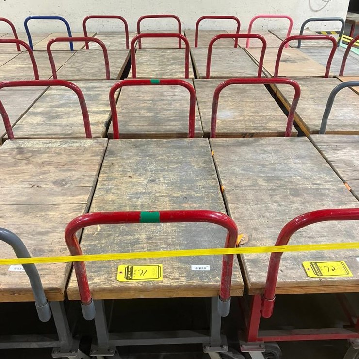 (4) HEAVY DUTY SHOP CARTS