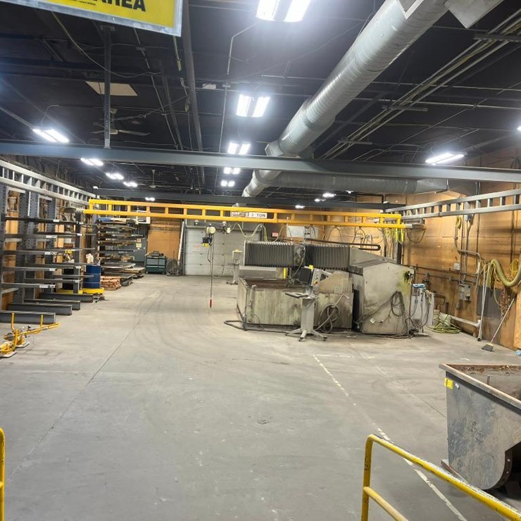 NIKORAIL 2-TON SELF-SUPPORTING FREE-STANDING CRANE SYSTEM, 34'X34' FRAME, 7' UNDER HOOK HEIGHT, COFF