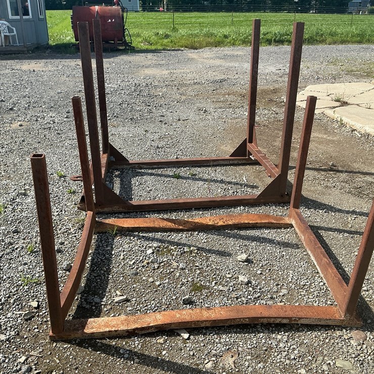#188 • 2 Welded Steel Storage Cradle Racks