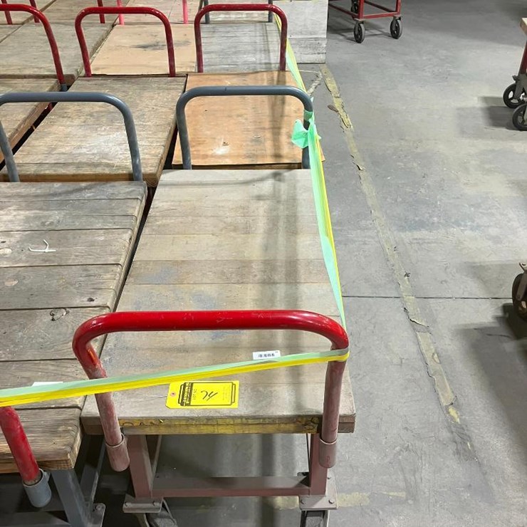 (4) HEAVY DUTY SHOP CARTS