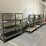 (8)-a-frame-material-handling-carts,-(1)-4-shelf-30'-x-60"-steel-cart-image-1
