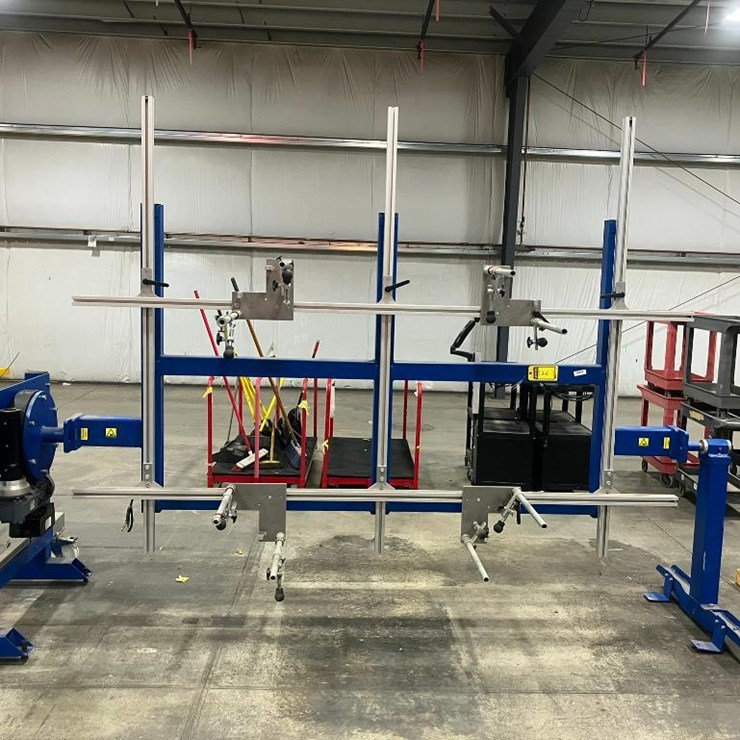 FOSTER WELDING SYSTEMS PORTABLE WELDING FIXTURE POSITIONER, MODEL 64103025, S/N 21_0390.2