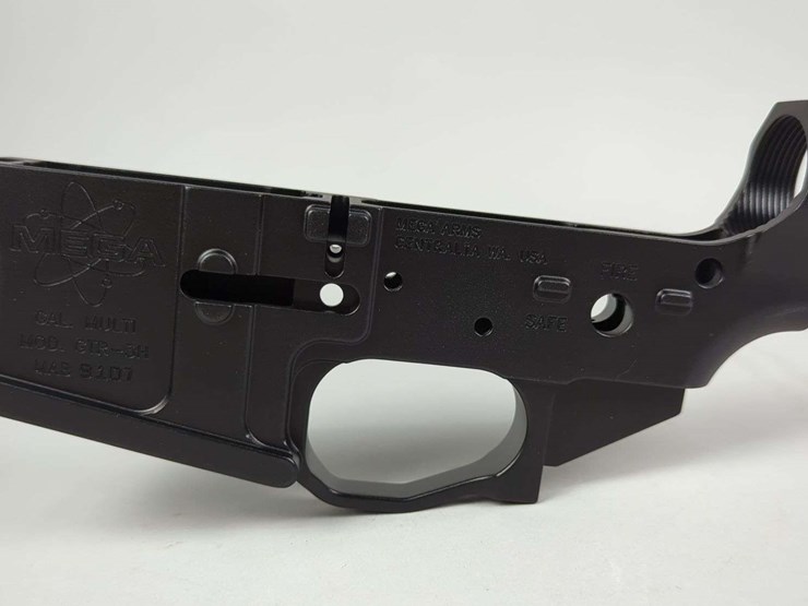 mega-arms-gtr-3h-receiver-sn#-mab-9107,-for-ar-15,-billet-lower-receiver,-with-bolt-catch-assembly-kit,-in-original-box-image-2