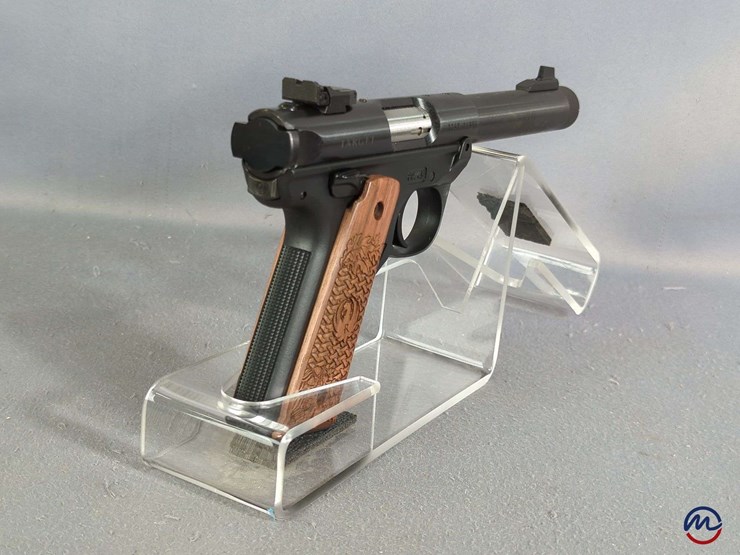 ruger-mark-iv-target-.22-lr-pistol-sn#-rcs8-14959,-2-total-mags,-manual,-in-original-hard-case-image-7