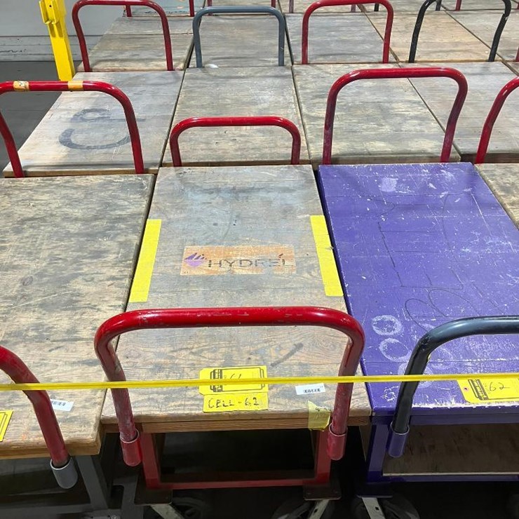 (4) HEAVY DUTY SHOP CARTS