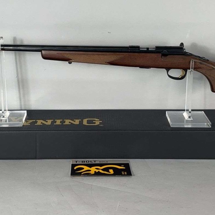 Miroku/ Browning T-Bolt Sporter .22 LR Bolt Action Rifle SN# 01306YV253, Manual, In Original Box