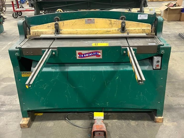 national-nh5210-power-shear,-4'-x-10-gauge,-foot-pedal-control,-manual-back-gauge,-s/n-715-397,-w/-(-image-1