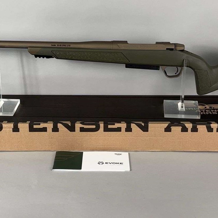 Christensen Arms Evoke Model 25 30-06 Sprg Bolt Action Rifle SN# 14M25L00043, Manual, In Original Box
