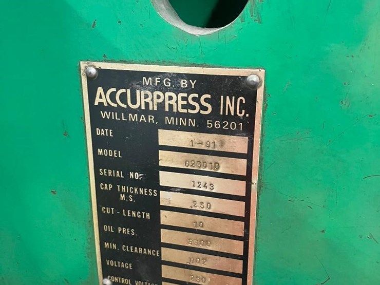 accurshear-model-62010-hydraulic-power-squaring-shear,-s/n-1243,-10'-x-.25"-gauge,-cnc-back-gauge,-s-image-7