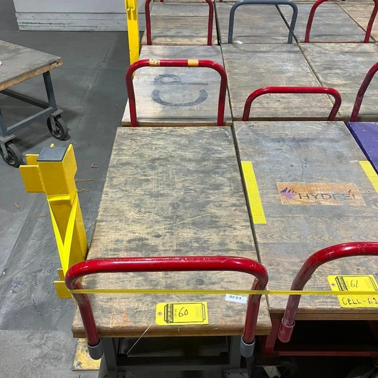 (4) HEAVY DUTY SHOP CARTS