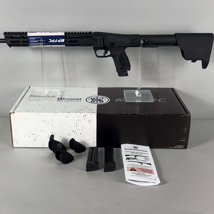 Smith & Wesson FPC M&P .22 LR Rifle SN# EHA0478, 3 Total Mags, Grips, Manual, In Original Box