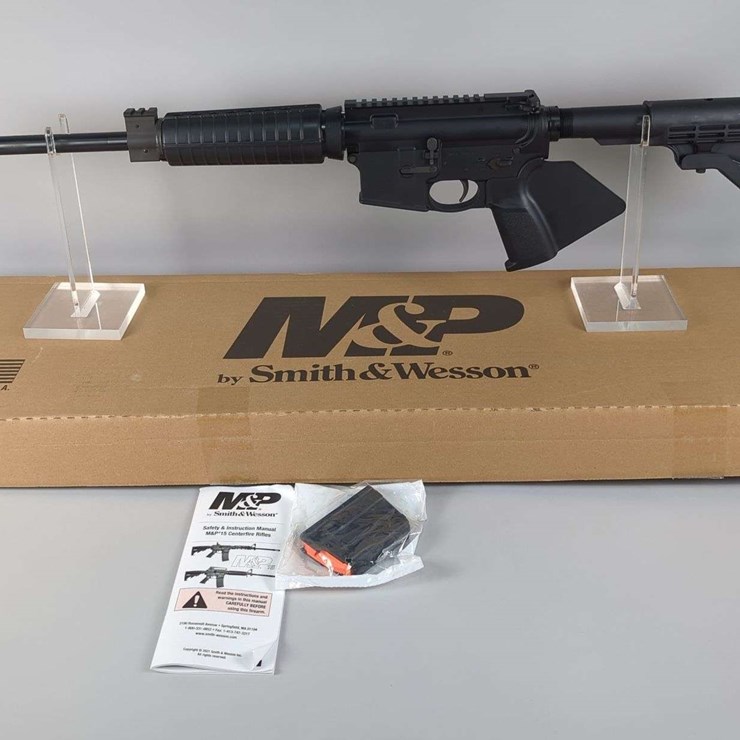 Smith & Wesson M&P-15 Sport II 5.56 Nato Rifle SN# TU77768, Adjustable Stock, Manual, In Original Box
