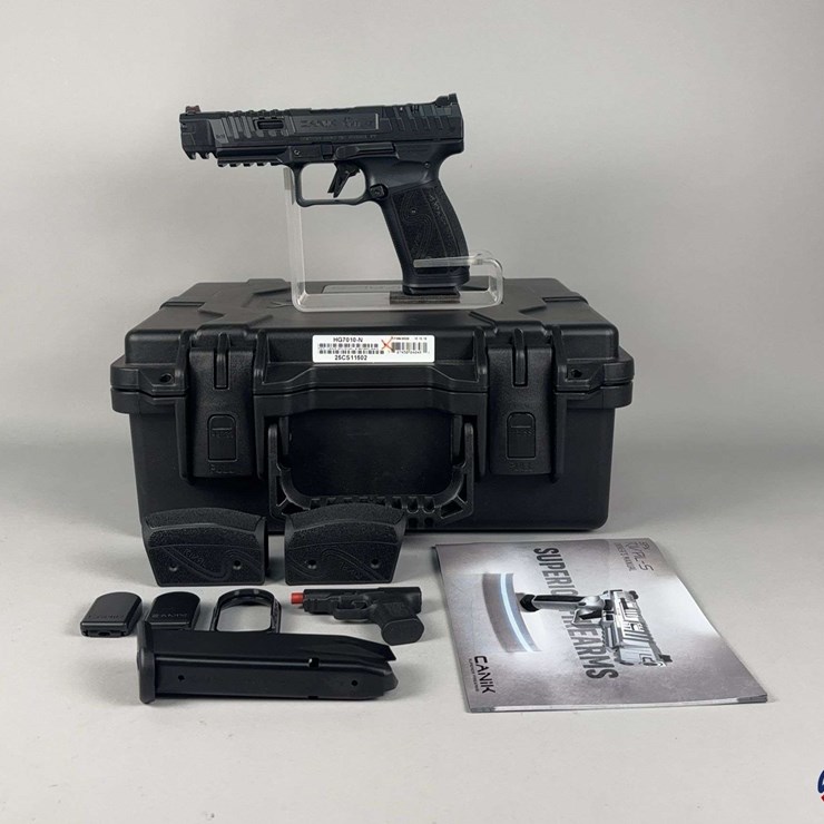 Canik/ Century Arms SFx Rival-S 9x19 Pistol SN# T6472-25 CS 11502, 2 Total Mags, Extra Grips, Manual, In Original Hard Case