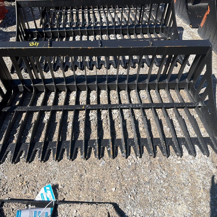 #811 • 63” Skid Steer Rock Bucket