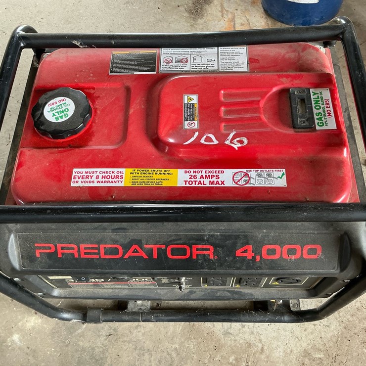 #106 • Predator 4000 Peak Watt Portable Generator