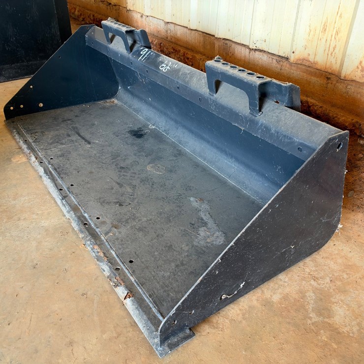#91 • 66in Skid Steer Bucket Attachment