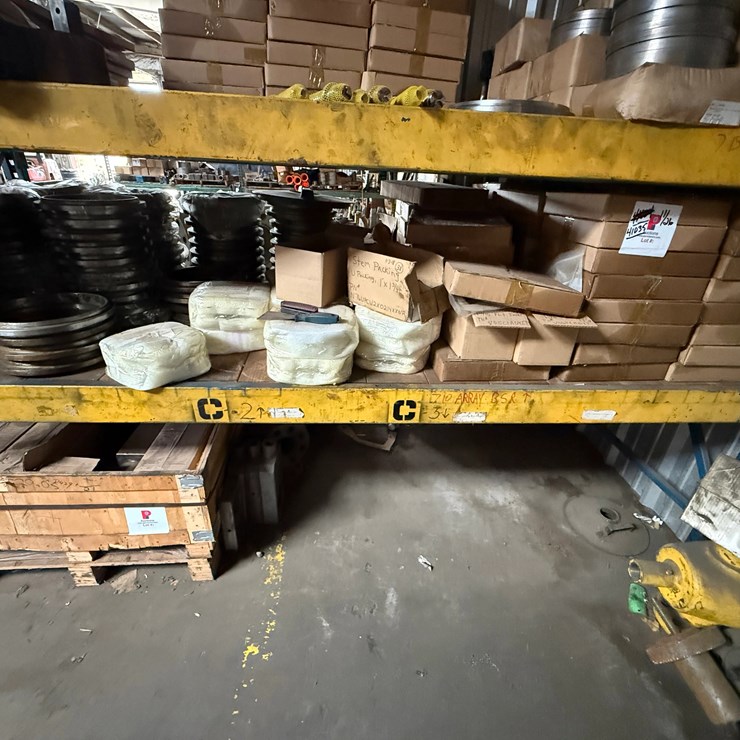 COMPLETE SHELF (100+) 7-1/16” 10M VALVE SPACERS & SOME VALVE SEATS