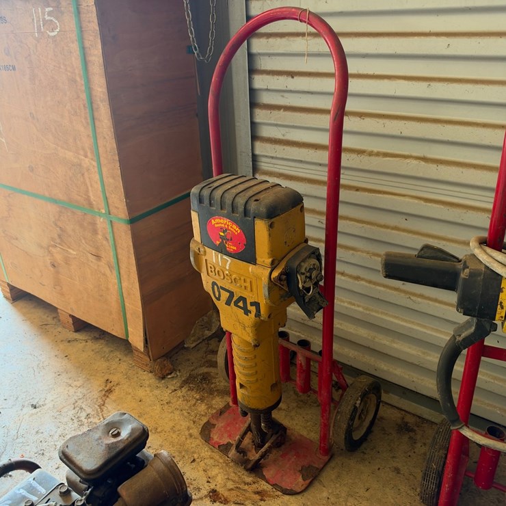 #117 • Bosch Electric Demolition Hammer with Transport Cart