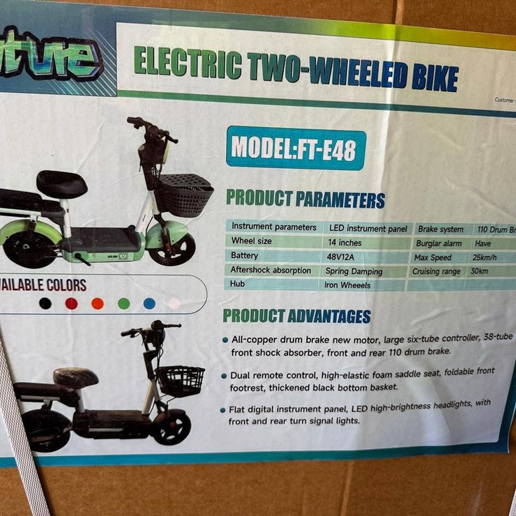 FT E48 Electric Bike