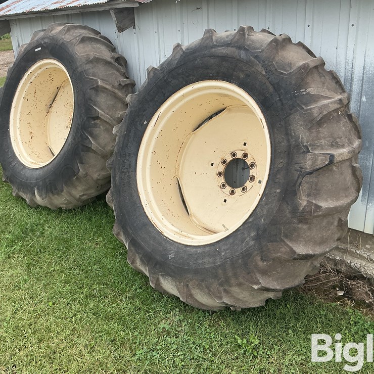 Firestone 18.4-34 Duals & Rims