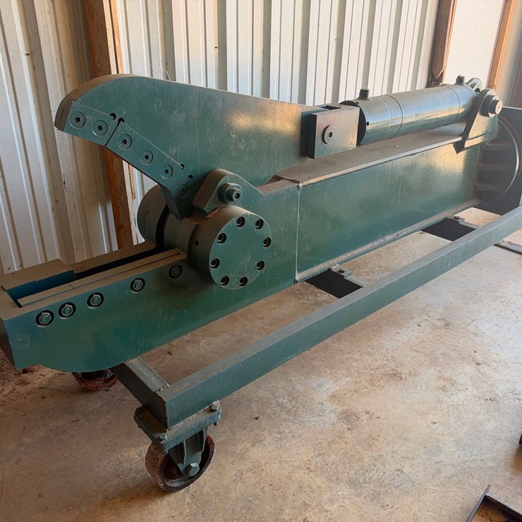#140 • Hydraulic Demolition Shear Attachment on Rolling Stand