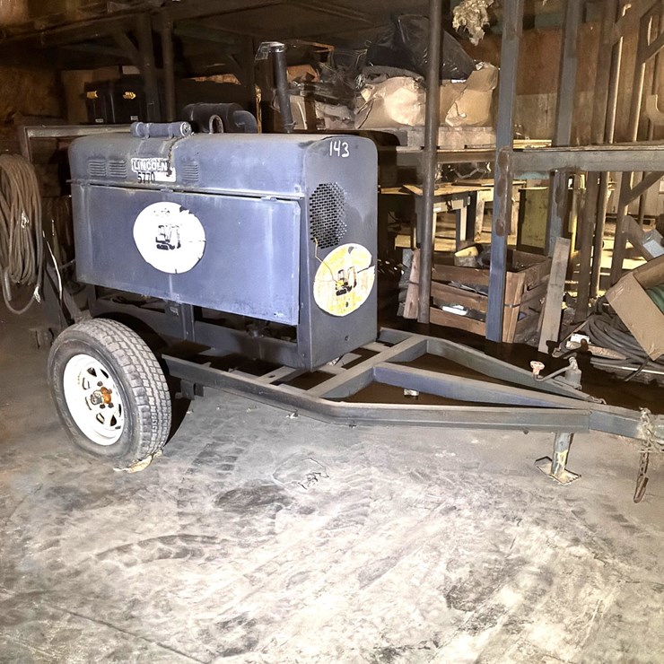 #143 • Lincoln Electric Classic II Engine-Driven Welder on Trailer
