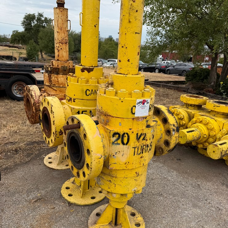 (3 X $) 7-1/16” 10K WP FLANGED MANUAL FRAC VALVES