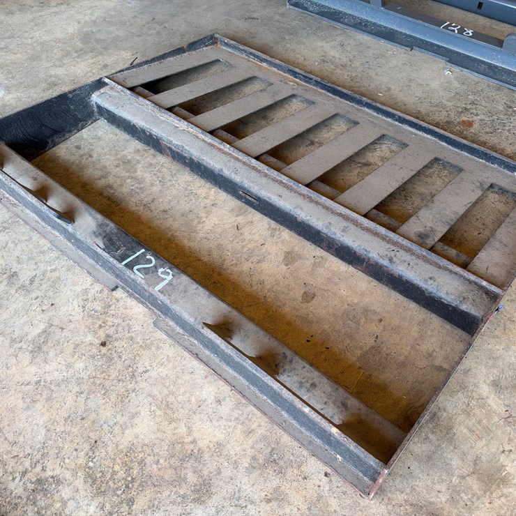 #129 • Welded Steel Pallet Fork Ramp Attachment Platform
