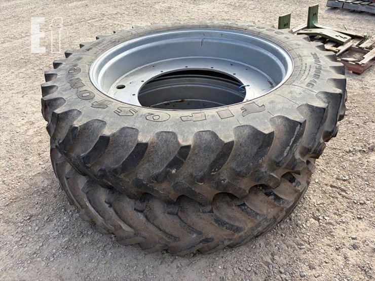 set-of-firestone-380/09/46-tires-on-(12)-bolt-rims-image-1