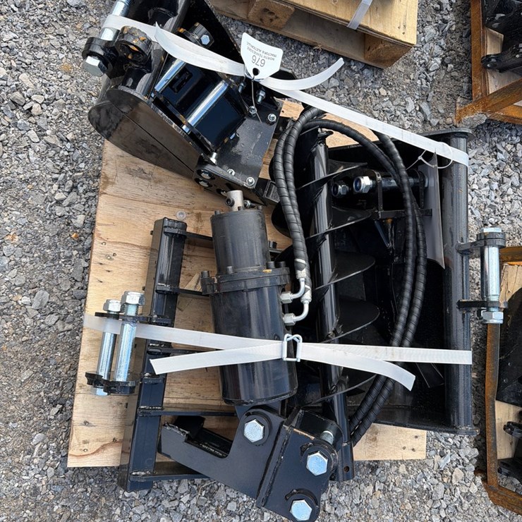#676 • Future 9 Piece Mini Excavator Attachment Set