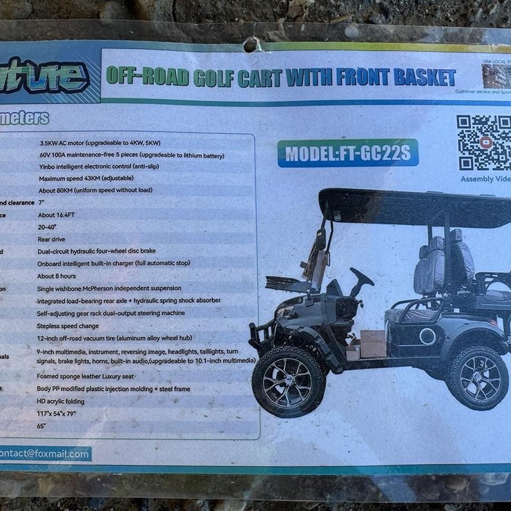 FT GC22S Electric Golf Cart