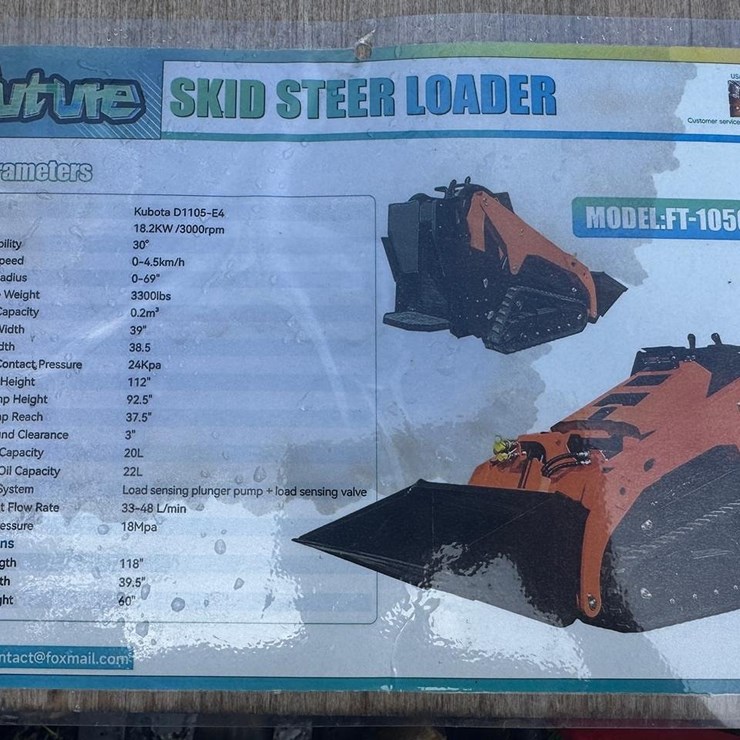 FT1050K Walk Behind Skid Steer