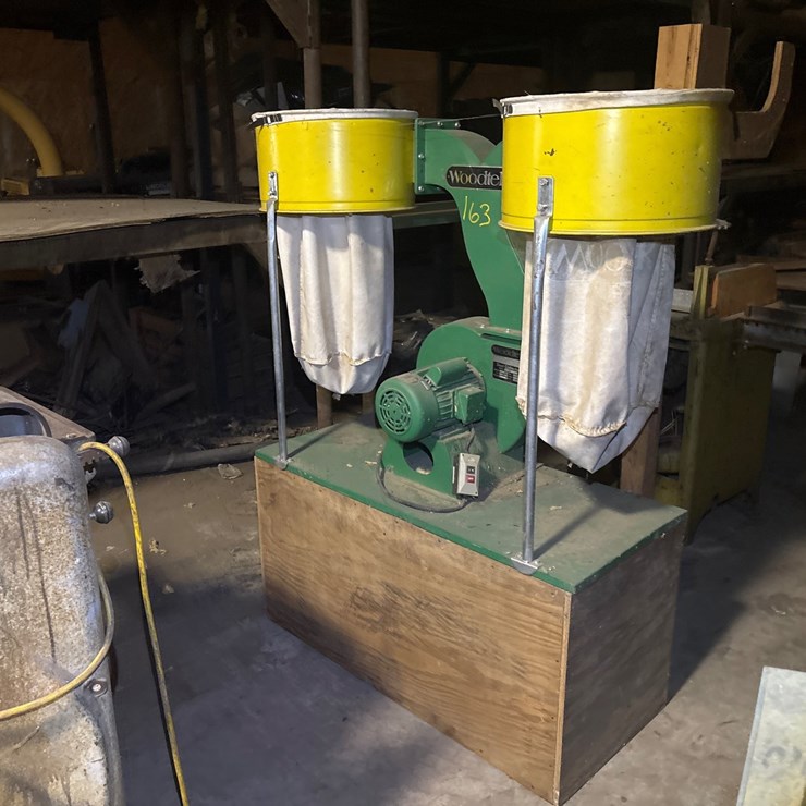#163 • Woodtek CT-201 3 HP Dual-Bag Dust Collector