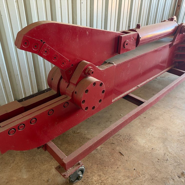 #139 • Hydraulic Shear Excavator Attachment with Rolling Stand