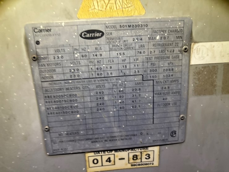 #172-•-carrier-50ym030310-packaged-air-conditioning-unit-image-3