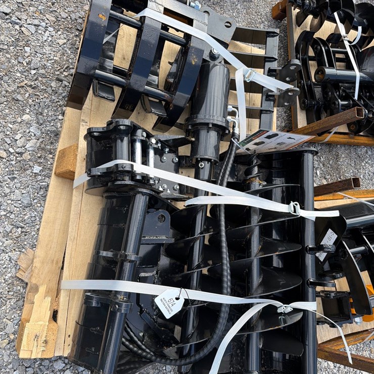 #674 • Future 9 Piece Mini Excavator Attachment Set