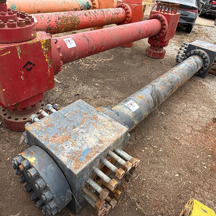(2 x $) (2) 7-1/16” X 10’L 15K WP FLANGED SPOOLS & FLUID CROSSES