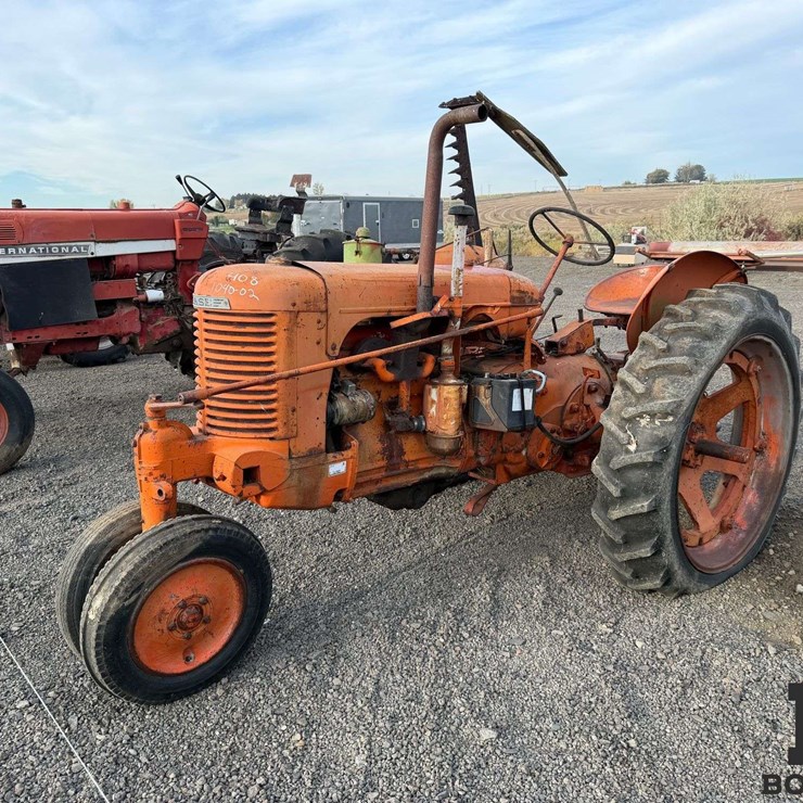 1948 Case Model SC Tractor w/Sickle Mower - Non Running